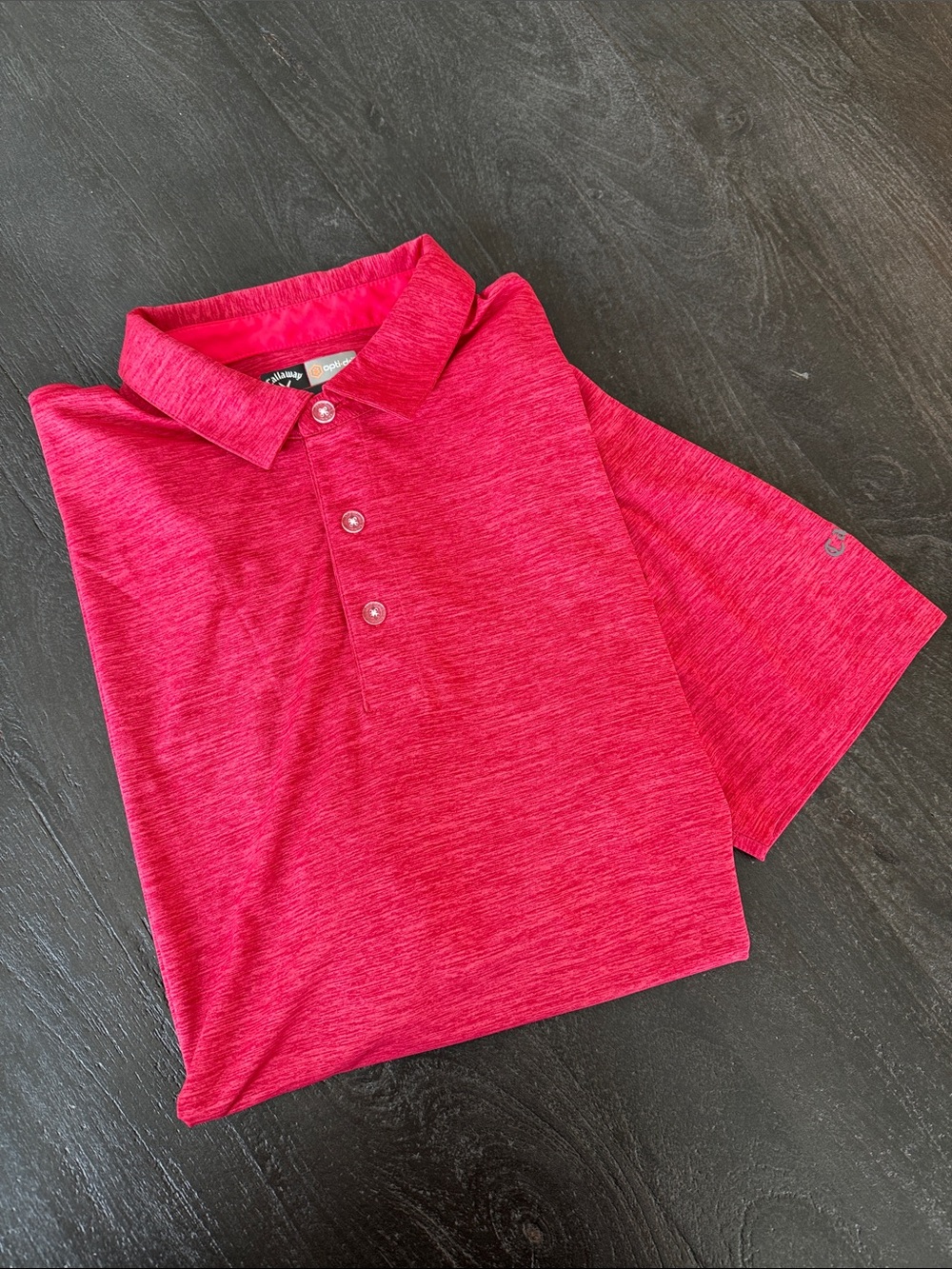 Callaway Men's Red Performance Polo - Picture 6 of 6